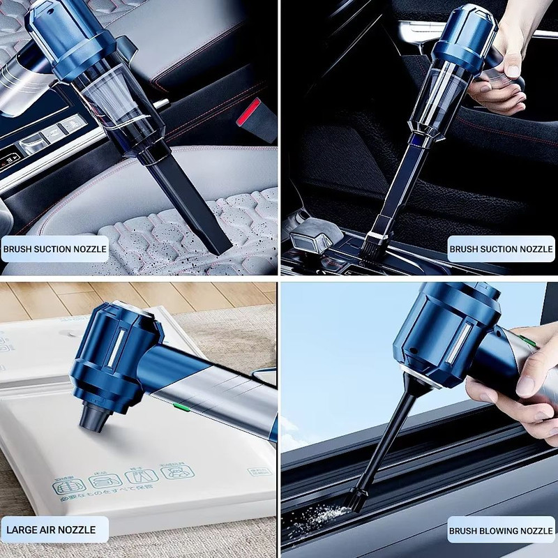 SZUK Foldable Car Vacuum Cleaner  Portable Cordless Handheld Mini Vacuum With Strong Suction For Ca 4