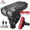 XTIGER 2400 Lumen Waterproof Bike Light  USB Rechargeable Aluminum Alloy Cycling Headlight For MTB  12