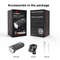 XTIGER 2400 Lumen Waterproof Bike Light  USB Rechargeable Aluminum Alloy Cycling Headlight For MTB  5
