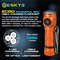 Skilhunt EC150 USBC Rechargeable LED Flashlight  1350 Lumens Mini Torch With AA And 14500 Battery C 3