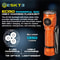 Skilhunt EC150 USBC Rechargeable LED Flashlight 1350 Lumens Mini Torch With AA And 14500 Battery C 3