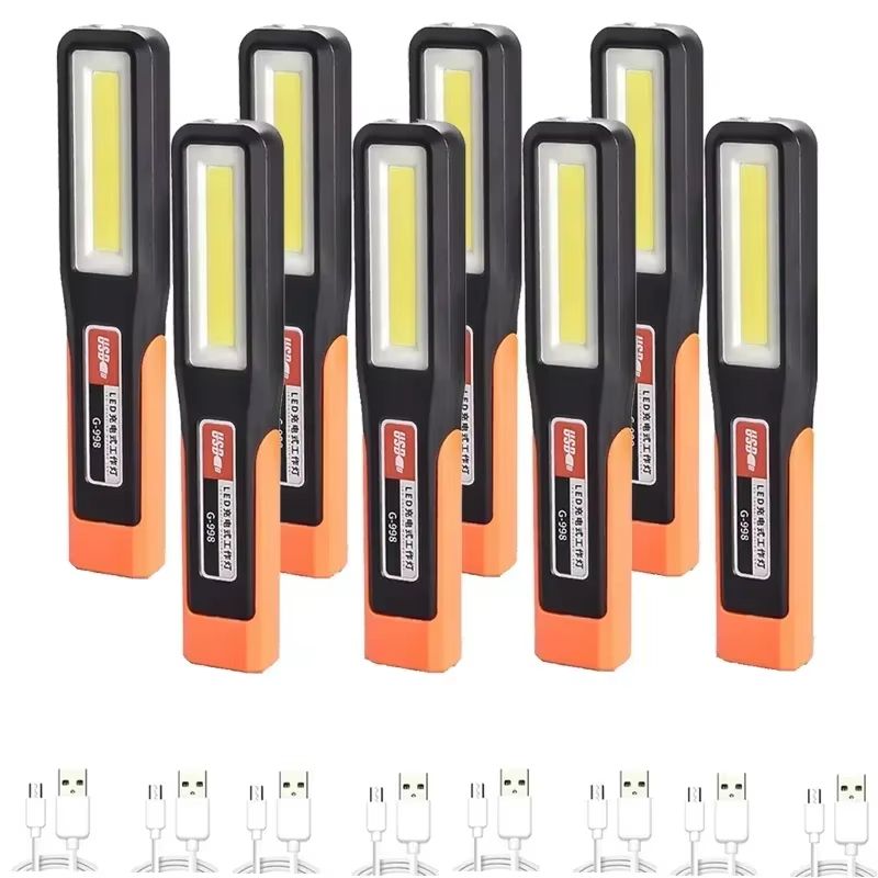 Bright COB LED Work Light  USB Rechargeable Magnetic Torch For Car Mechanic And Emergency Use 9
