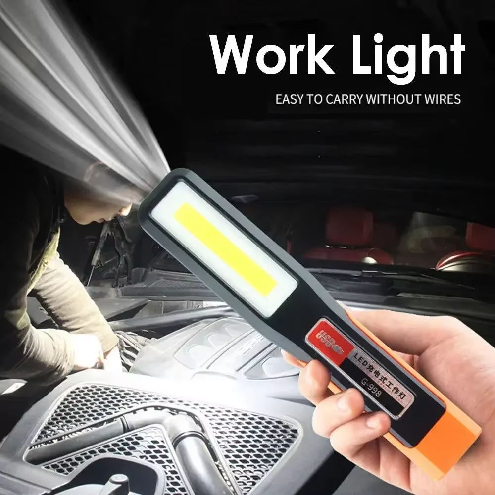 Bright COB LED Work Light  USB Rechargeable Magnetic Torch For Car Mechanic And Emergency Use 3