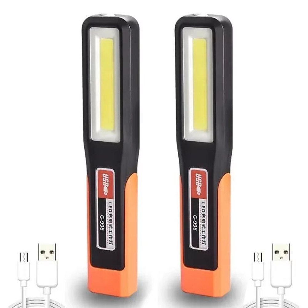 Bright COB LED Work Light  USB Rechargeable Magnetic Torch For Car Mechanic And Emergency Use 7