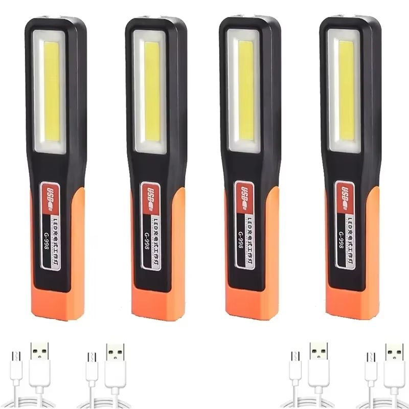 Bright COB LED Work Light  USB Rechargeable Magnetic Torch For Car Mechanic And Emergency Use 8