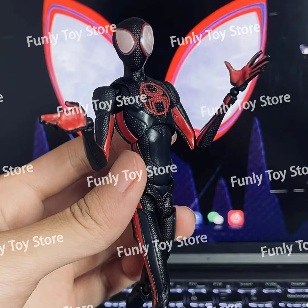 Miles Morales SpiderMan Action Figure  Across The SpiderVerse Collectible Anime Figurine Toy 2