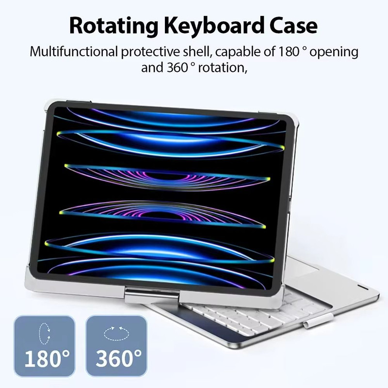 Magic Keyboard Case For IPad Pro  Air  Backlit Wireless Keyboard With Trackpad And Protective Cover 1