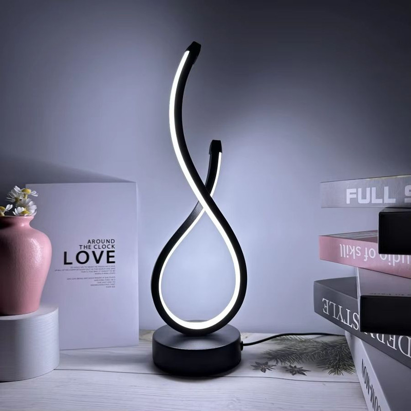 Modern LED Table Lamp  Decorative Night Light For Bedroom Living Room Coffee Shop Or Restaurant 3