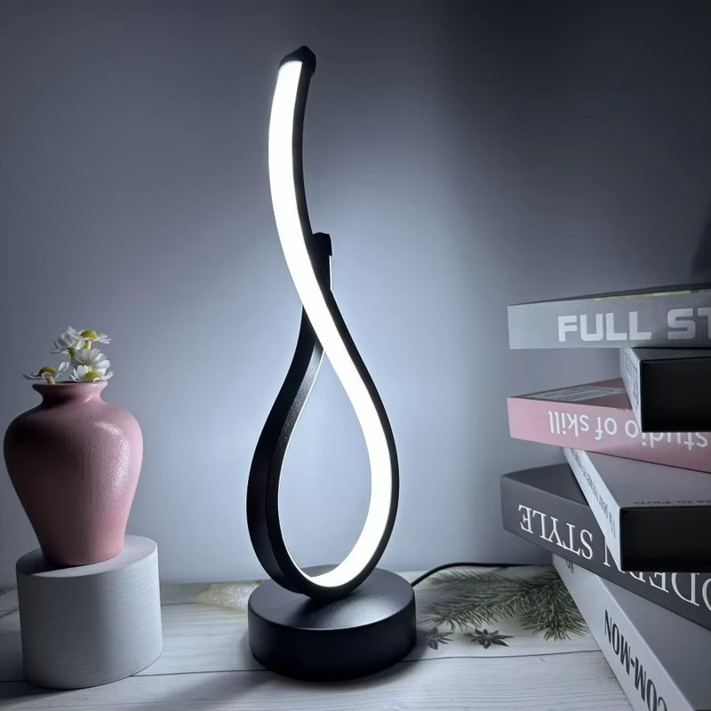 Modern LED Table Lamp  Decorative Night Light For Bedroom Living Room Coffee Shop Or Restaurant 4