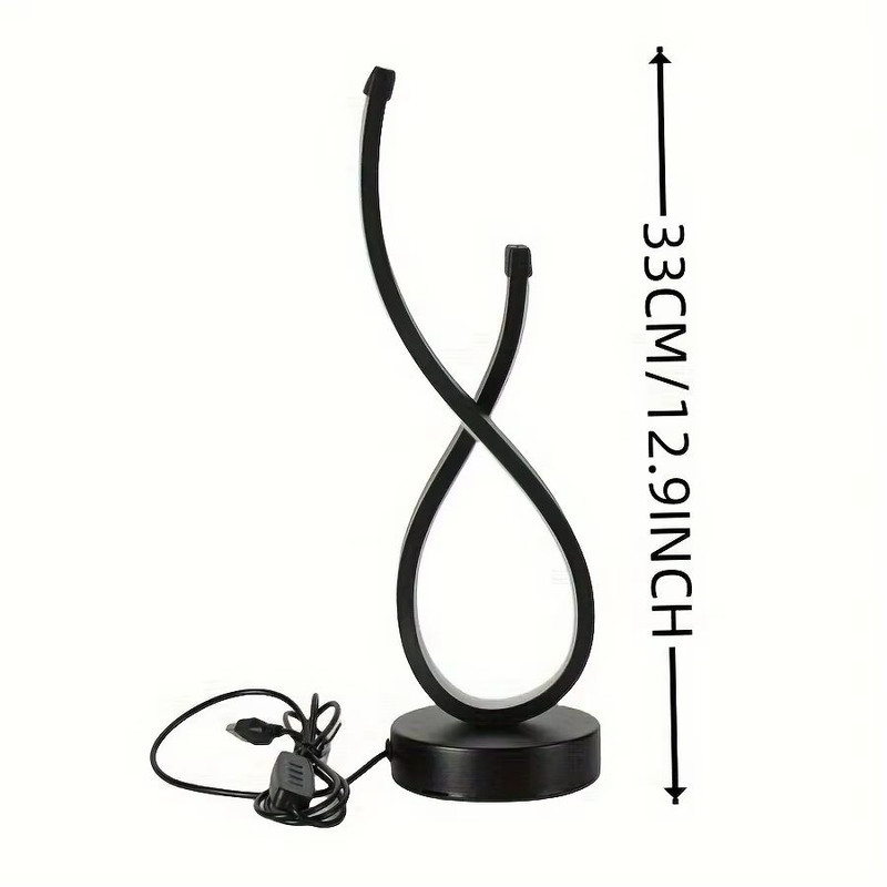 Modern LED Table Lamp  Decorative Night Light For Bedroom Living Room Coffee Shop Or Restaurant 5
