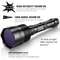 UniqueFire UV500 Black Light Flashlight 50W 365NM High Power UV Torch For Professional And Commerc 2