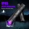 UltraFire SP10UV 395nm UV LED Flashlight Rechargeable Black Light Torch For Pet Stains Mineral Hun 2