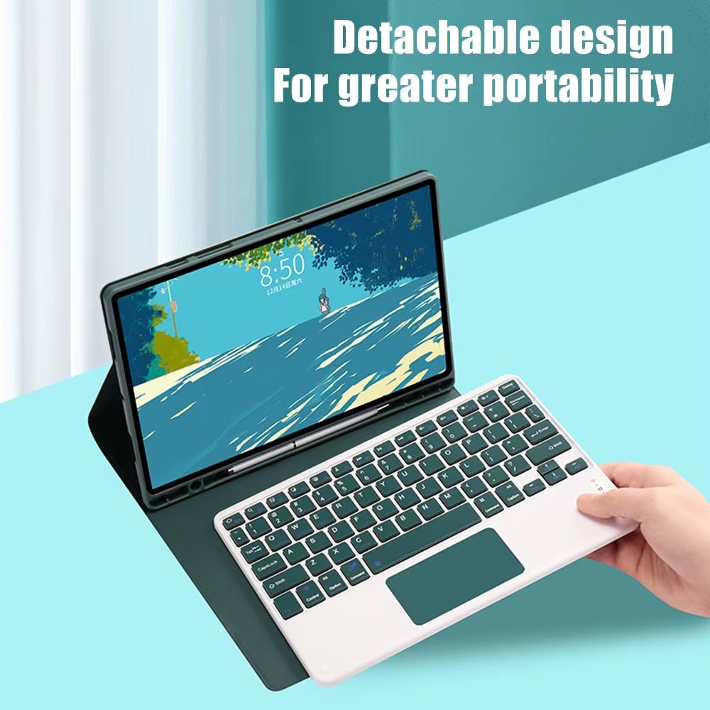 Smart Keyboard Case For Samsung Galaxy Tab A9 PlusS7S8S9 FE 11 And Tab S9 PlusS10 Plus 124  Protect 1