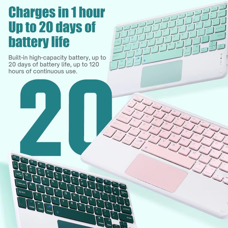 Smart Keyboard Case For Samsung Galaxy Tab A9 PlusS7S8S9 FE 11 And Tab S9 PlusS10 Plus 124  Protect 3