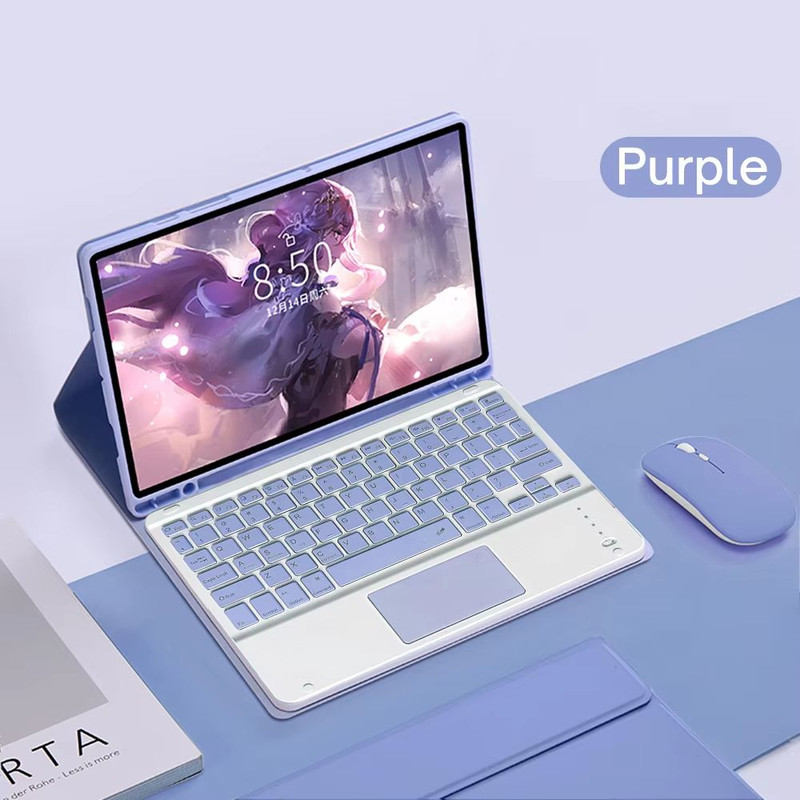 Smart Keyboard Case For Samsung Galaxy Tab A9 PlusS7S8S9 FE 11 And Tab S9 PlusS10 Plus 124  Protect 29
