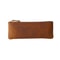 Vintage Genuine Leather Pencil Case Handmade Large Capacity Zipper Organizer Bag With Patriotic Co 2