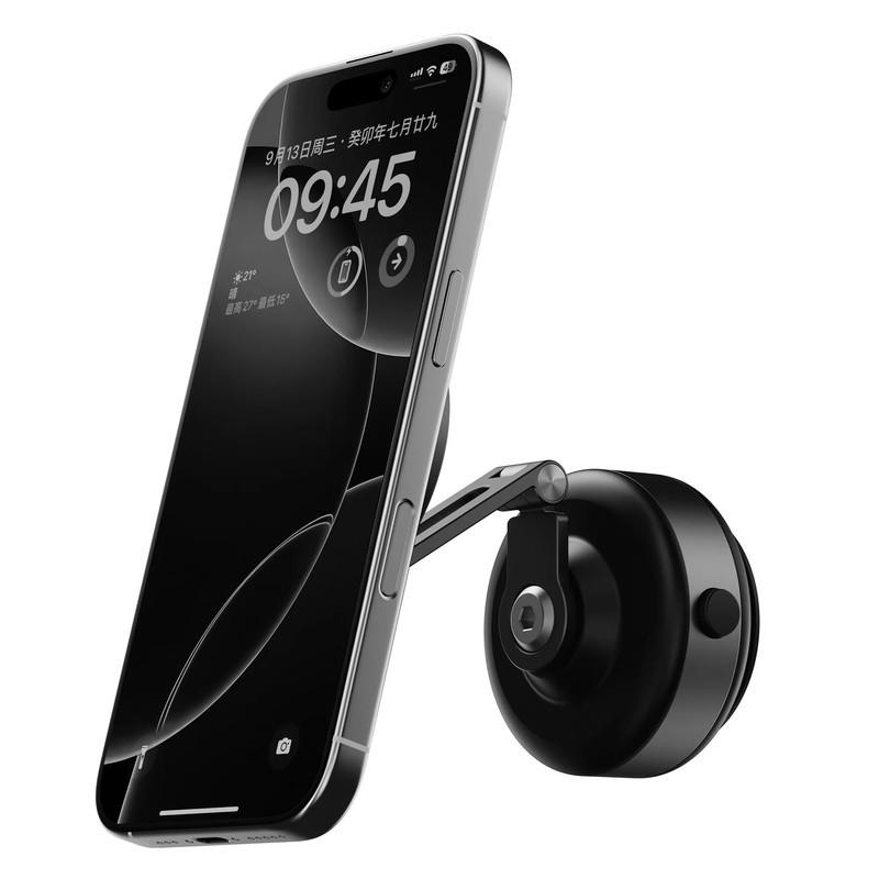 Magnetic Car Phone Holder  Foldable 360 Aluminum Alloy Mount For Smartphones 2