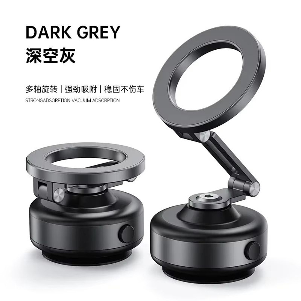 Magnetic Car Phone Holder  Foldable 360 Aluminum Alloy Mount For Smartphones 9