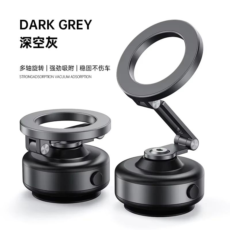 Magnetic Car Phone Holder  Foldable 360 Aluminum Alloy Mount For Smartphones 9