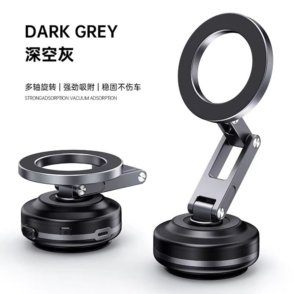 Magnetic Car Phone Holder  Foldable 360 Aluminum Alloy Mount For Smartphones 10
