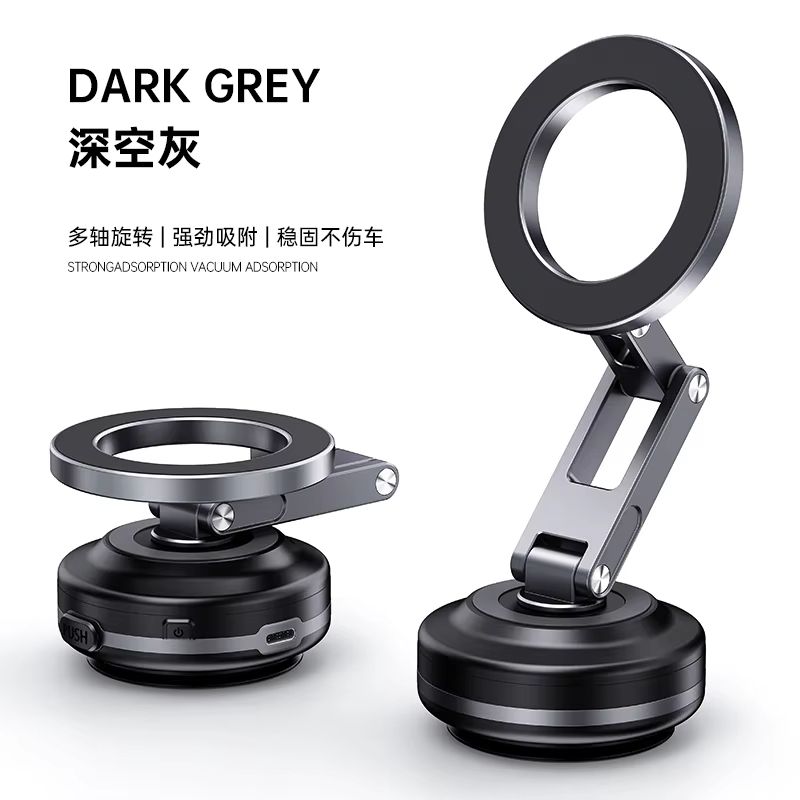 Magnetic Car Phone Holder  Foldable 360 Aluminum Alloy Mount For Smartphones 10