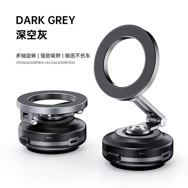 Magnetic Car Phone Holder  Foldable 360 Aluminum Alloy Mount For Smartphones 11