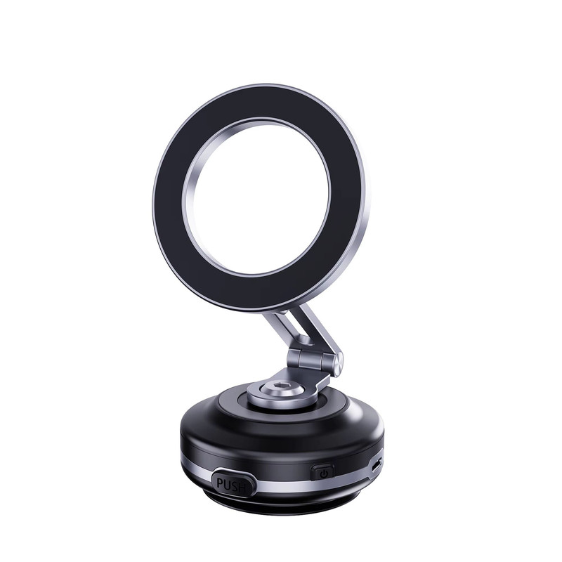 Magnetic Car Phone Holder  Foldable 360 Aluminum Alloy Mount For Smartphones 5