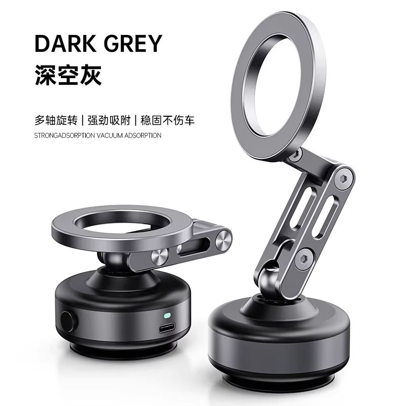 Magnetic Car Phone Holder  Foldable 360 Aluminum Alloy Mount For Smartphones 8