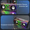 V8 Transparent Bluetooth Speaker  Wireless TWS Subwoofer With Double Bass RGB Lights  Portable Mini 2