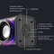 V8 Transparent Bluetooth Speaker  Wireless TWS Subwoofer With Double Bass RGB Lights  Portable Mini 4