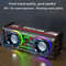 V8 Transparent Bluetooth Speaker  Wireless TWS Subwoofer With Double Bass RGB Lights  Portable Mini 5