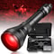 UniqueFire H5 Red Light Flashlight Rechargeable Zoomable LED Torch With Dimmer Switch USBC For Ou 0