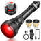 UniqueFire H5 Red Light Flashlight  Rechargeable Zoomable LED Torch With Dimmer Switch  USBC For Ou 9