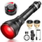 UniqueFire H5 Red Light Flashlight Rechargeable Zoomable LED Torch With Dimmer Switch USBC For Ou 9