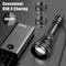 UniqueFire H5 Red Light Flashlight Rechargeable Zoomable LED Torch With Dimmer Switch USBC For Ou 4