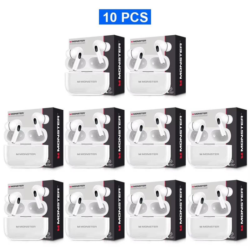 Monster TWS Wireless Bluetooth Earbuds  HD Stereo Sound Sports InEar Headphones With Charging Case  11