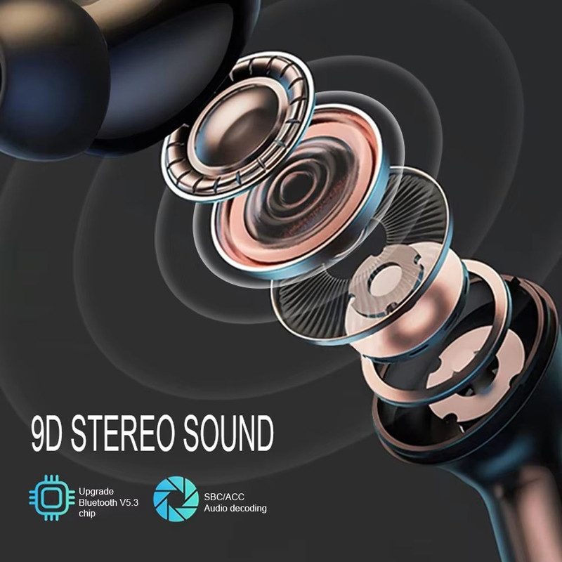 Monster TWS Wireless Bluetooth Earbuds  HD Stereo Sound Sports InEar Headphones With Charging Case  3