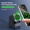 Magnetic 4 In 1 Auto Rotation Wireless Charger With Clock For Iphone 1216 Series15W Apple Watch25W 4