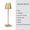 Cordless USB Rechargeable Table Lamp Waterproof Touch Control Poldina Style Lamp For Bedroom Hotel 9
