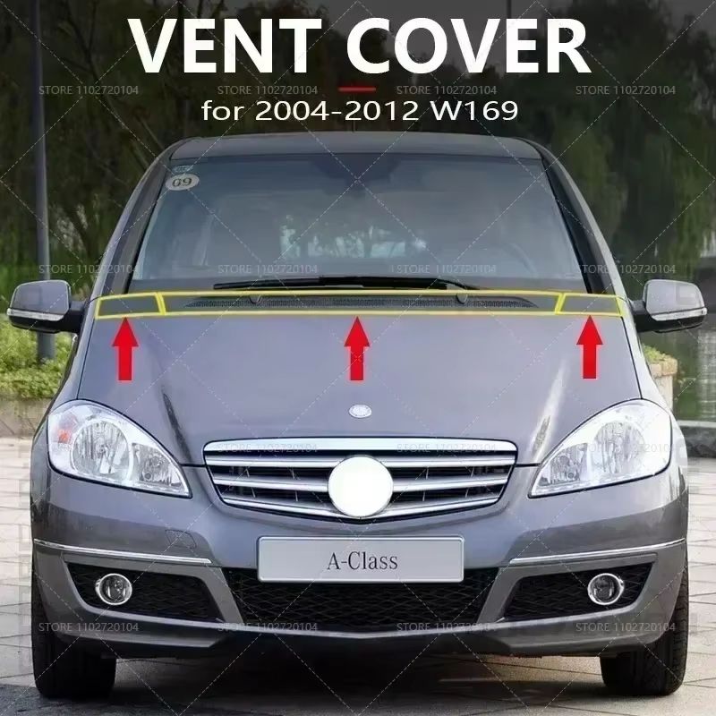 Front Hood Vent Grille Cover For Mercedes Benz AClass W169 20042012 OEM Replacement 0
