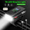 UltraBright USB Rechargeable Bicycle Light Set  Aluminum Alloy Headlight With Six Modes  Rear Taill 3