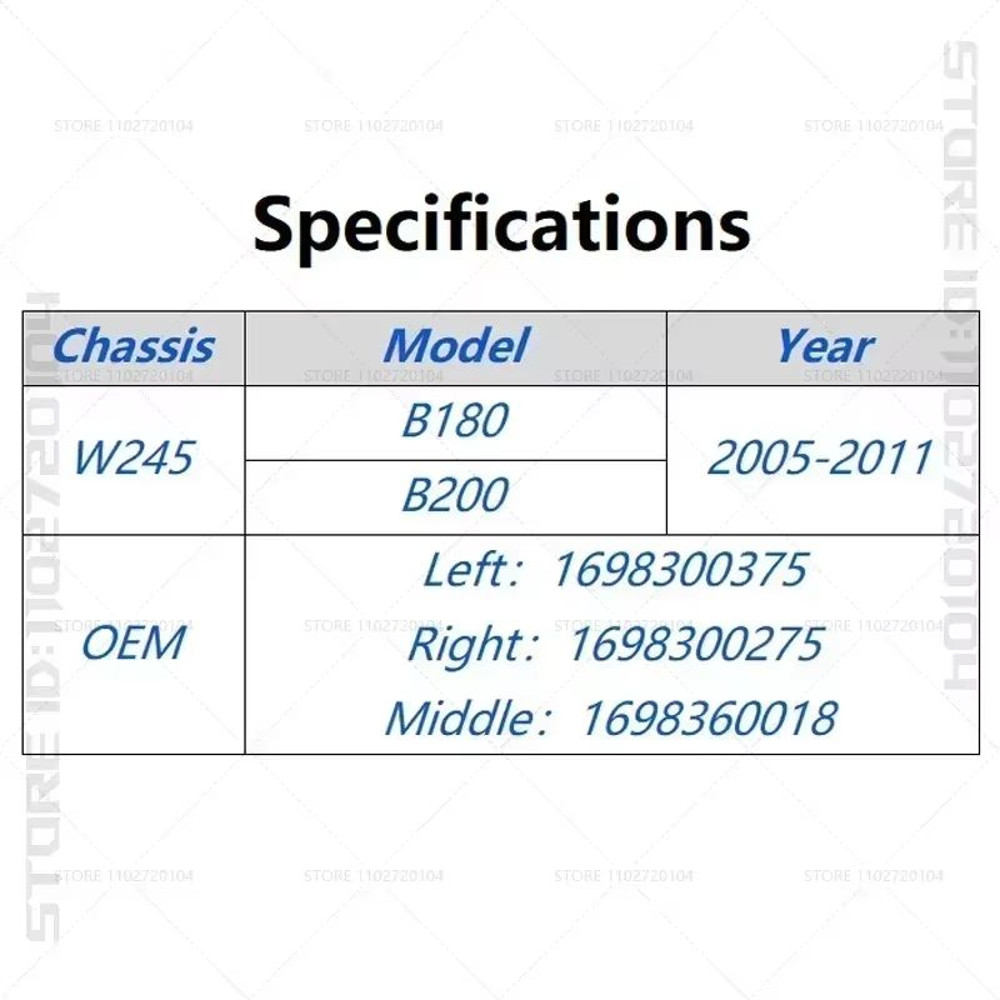 Front Hood Water Drain Cover Grille For Mercedes Benz BClass W245 20052011 OEM Replacement B180 B2 1