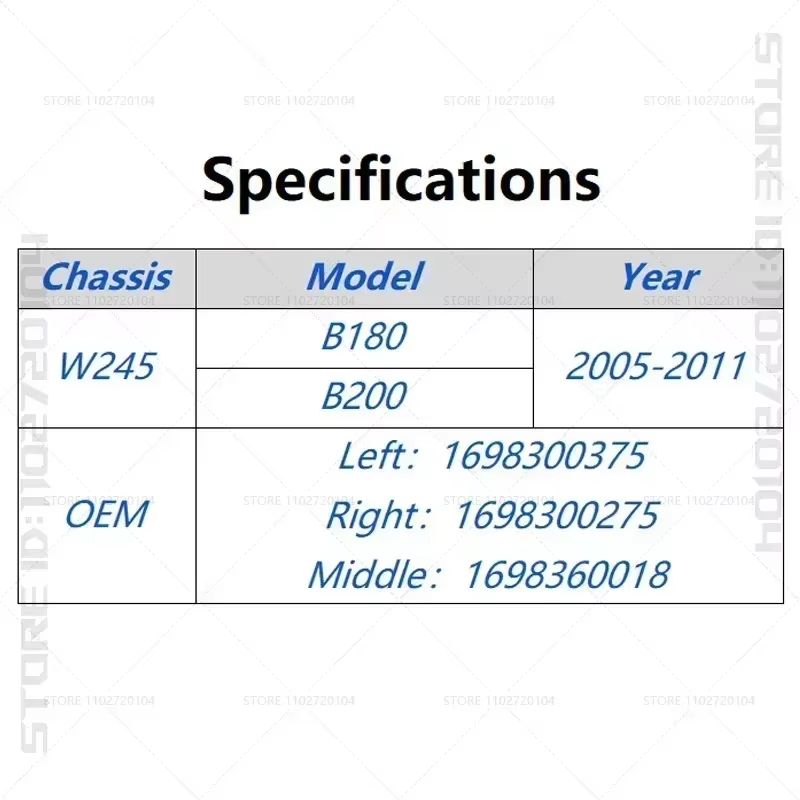 Front Hood Water Drain Cover Grille For Mercedes Benz BClass W245 20052011 OEM Replacement B180 B2 1