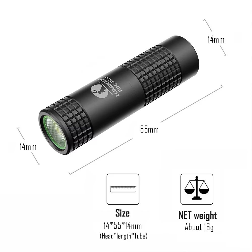 Mini Keychain LED Flashlight  USBC Rechargeable 130 Lumen Camping Lantern  EDC Torch 4