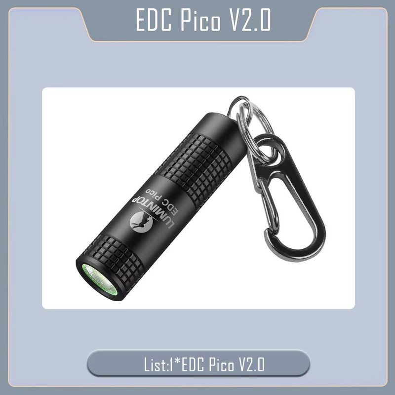 Mini Keychain LED Flashlight  USBC Rechargeable 130 Lumen Camping Lantern  EDC Torch 6