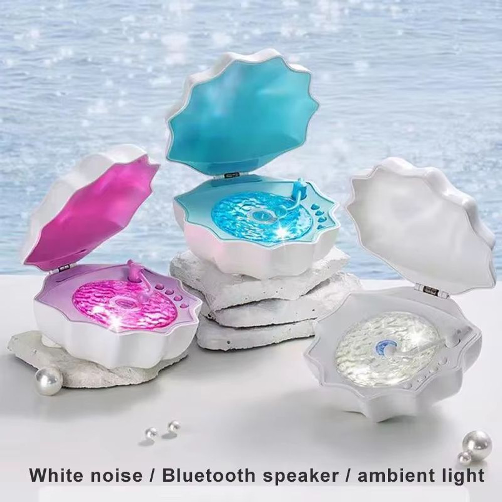 Portable Retro Bluetooth Speaker With Projection Light  White Noise Sleep Aid  Wireless Music Playe 4