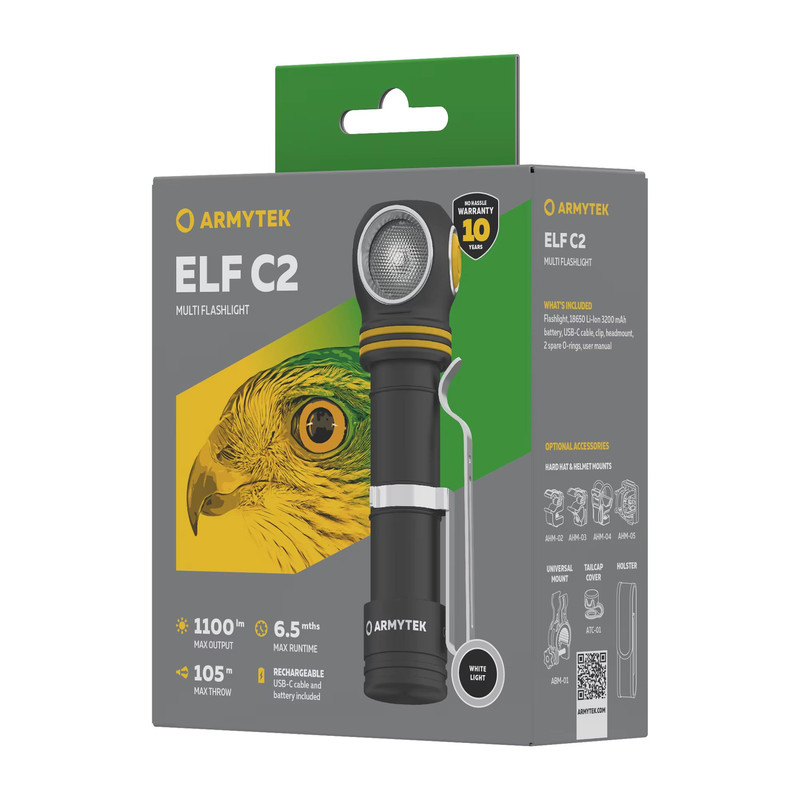 Armytek Elf C2 LED Headlamp  MultiFlashlight  USBC Rechargeable Outdoor Light 3