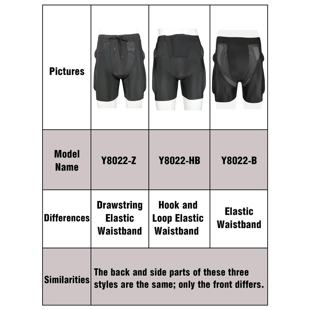 AVIVOR Protective Padded Shorts For Snowboarding Skiing  Skating  Hip Butt  Tailbone Impact Protect 2