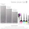 SHKALLI Professional Carbon Fibre Balayage Board  Brush Set  Hair Dyeing Kit For Stylists And Salon 12