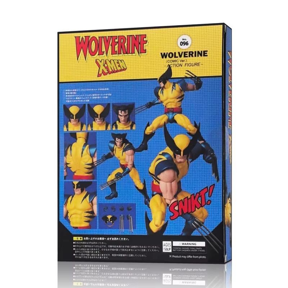 Wolverine Action Figure  MAFEX No096 XMen Collectible Anime Figurine PVC Model 5